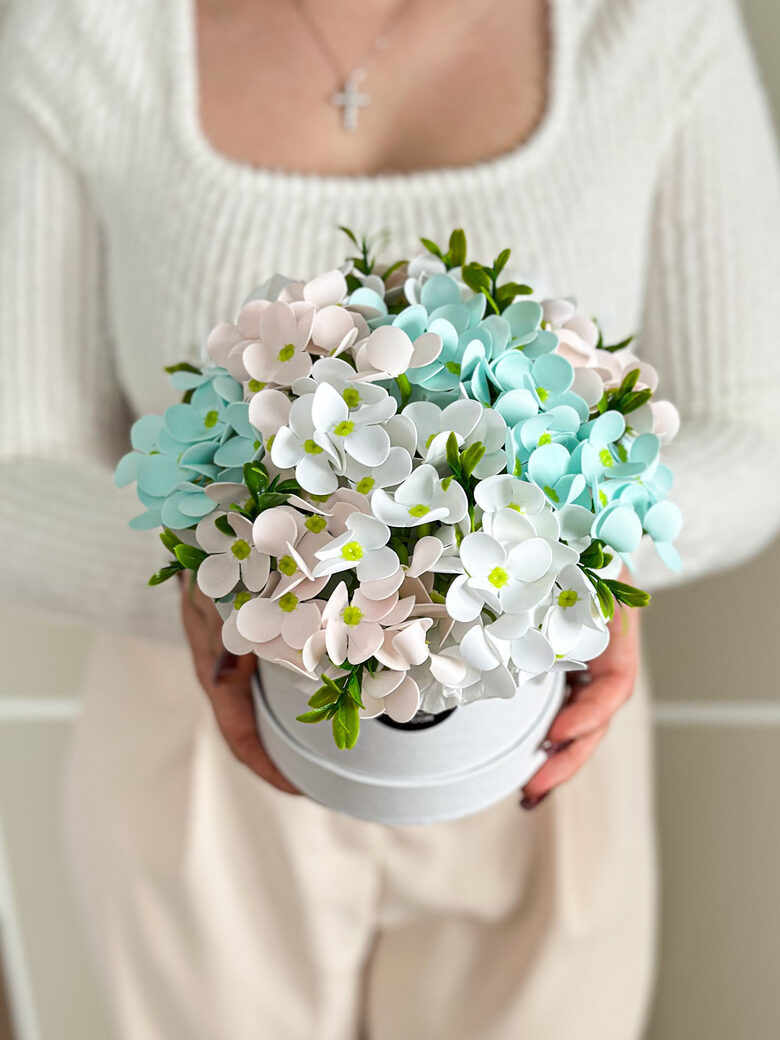 Plonojo muilo gėlių puokštė "ASTI" (SM)