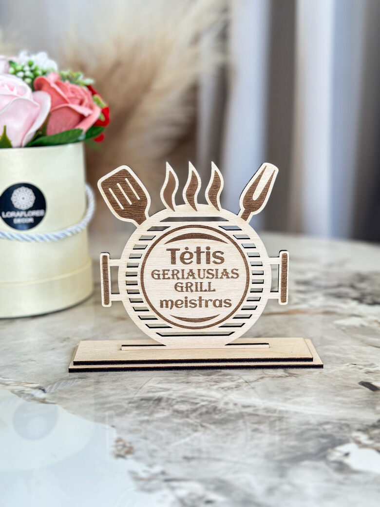 Medinė nominacija TĖTIS GRILL MEISTRAS