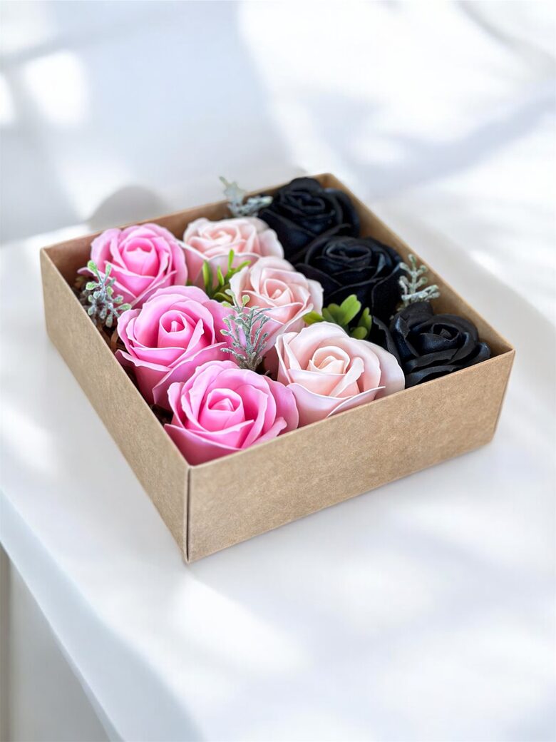 Muilo gėlių dežutė, ROŽINIAI ATSPALVIAI