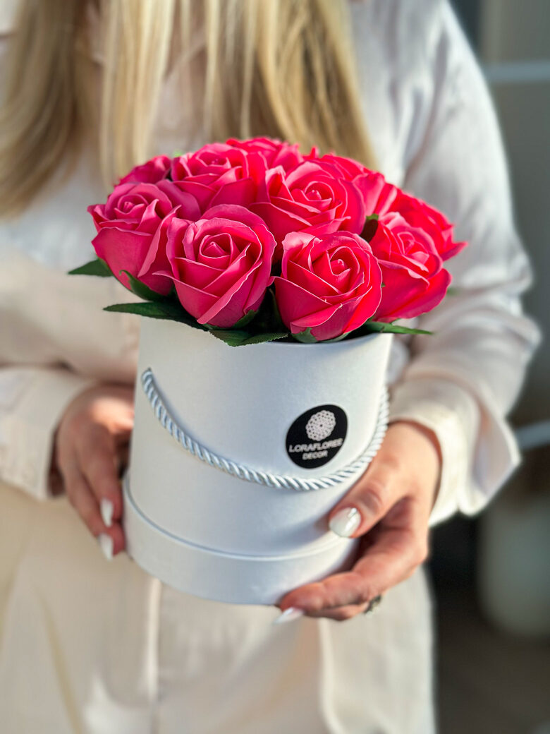 Plonojo muilo rožių puokštė ROSITA (M)