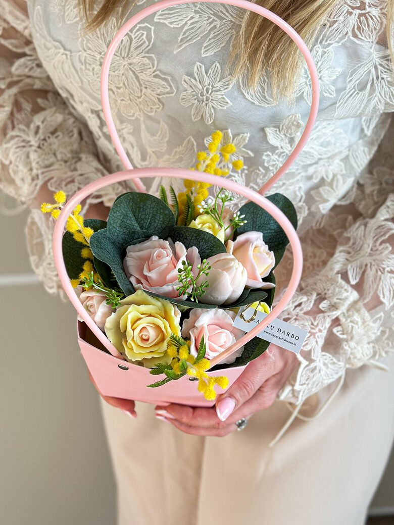 Dekoratyvinė kietojo muilo kompozicija STAIGMENA, M