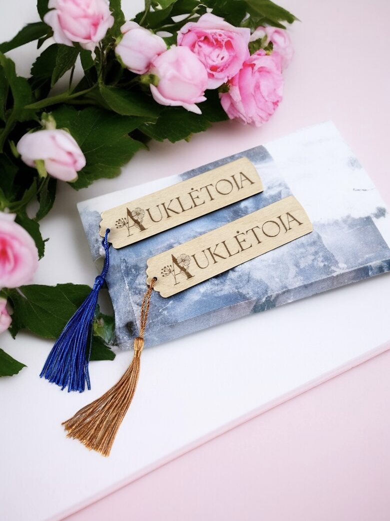 Knygos skirtukas personalizuotas AUKLĖTOJA