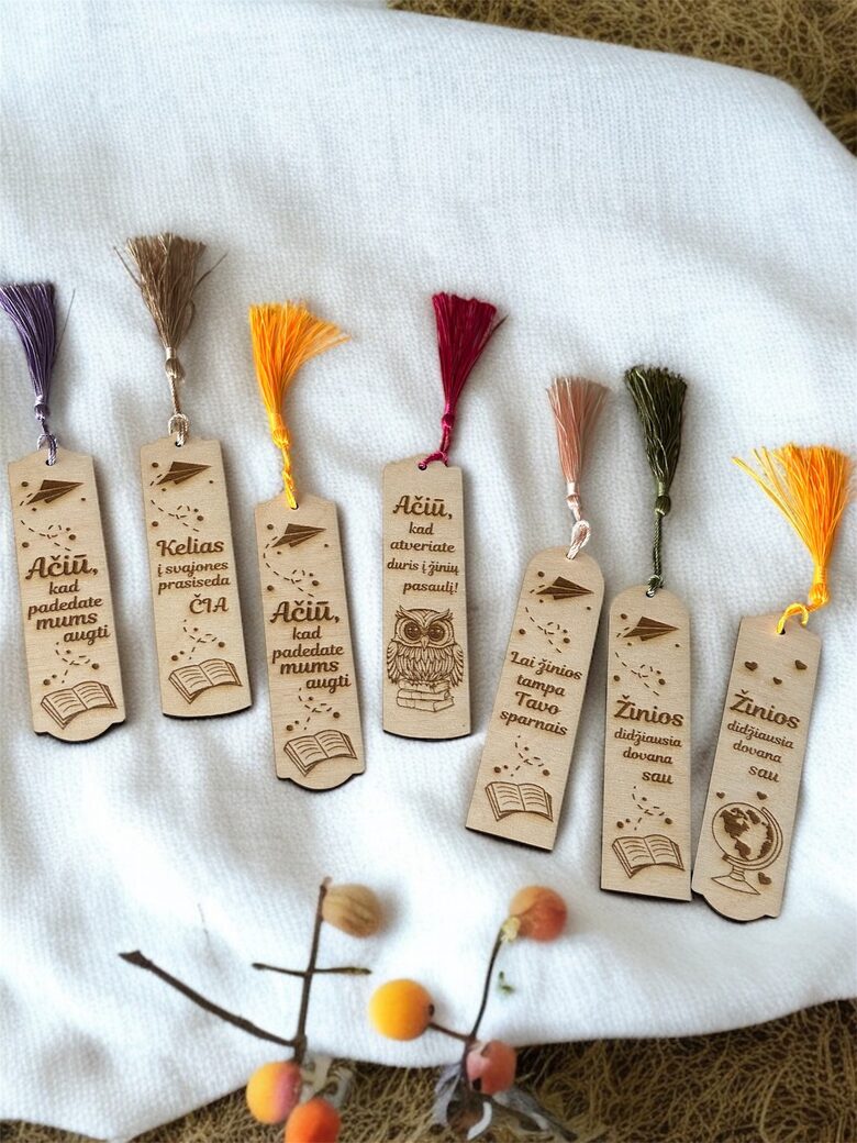 Knygos skirtukas mokytojai ĮVAIRŪS