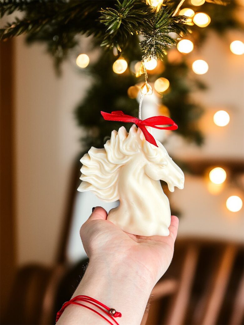 Sojų vaško žvakė ŽIRGAS