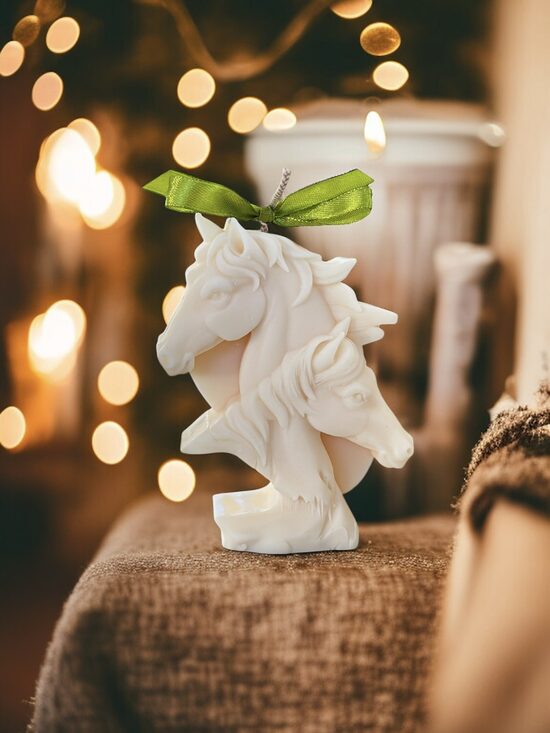 Sojų vaško žvakė DU ARKLIAI