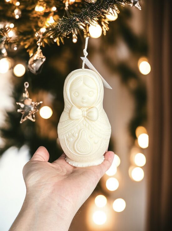 Sojų vaško žvakė LELYTĖ "Matrioška" nr.2