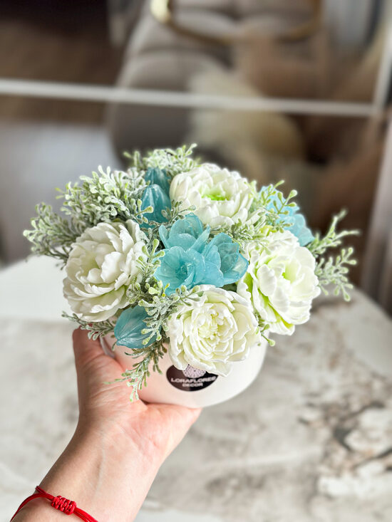 Dekoratyvinė kietojo muilo kompozicija "ŽIEMOS PASAKA", M