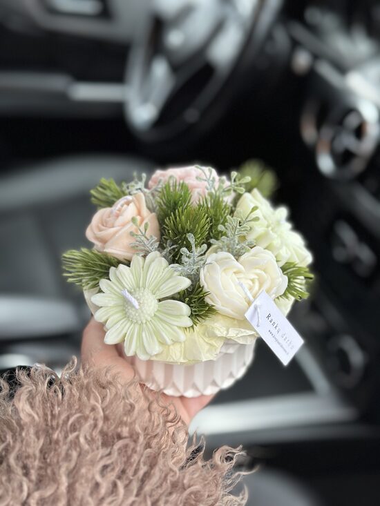 Žvakių puokštelė, LINKSMŲ ŠVENČIŲ, S