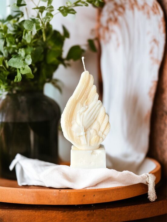 Sojų vaško žvakė 1-ąjai komunijai NR.2