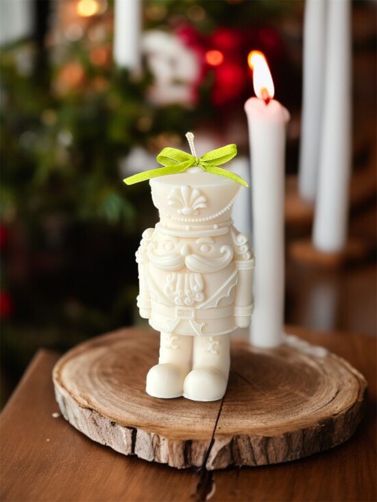 Sojų vaško žvakė SPRAGTUKAS Nr.2 (didelis)