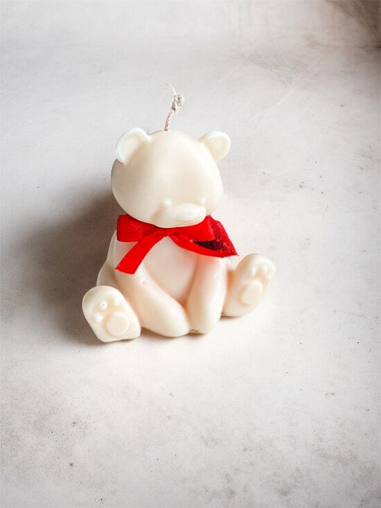 Sojų vaško žvakė MEŠKUTIS SĖDINTIS