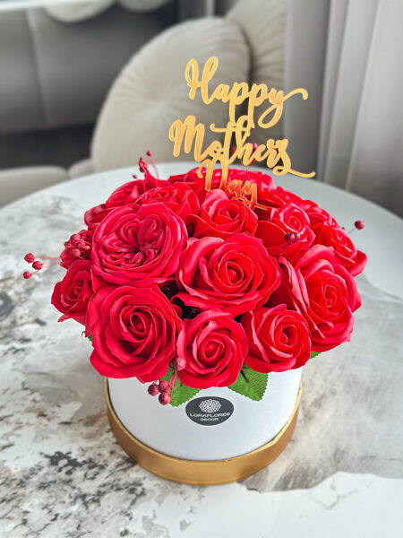 Smeigtukas plastikinis HAPPY MOTHER'S DAY (gold)